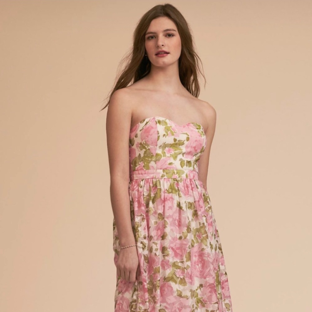 BHLDN floral maxi dress new